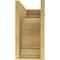 Ekena Millwork 11"W x 22"D x 22"H Classic Warren Rough Cedar Woodgrain TimberThane Corbel, Primed Tan CORUR11X22X22WARRCPR - alternate 5